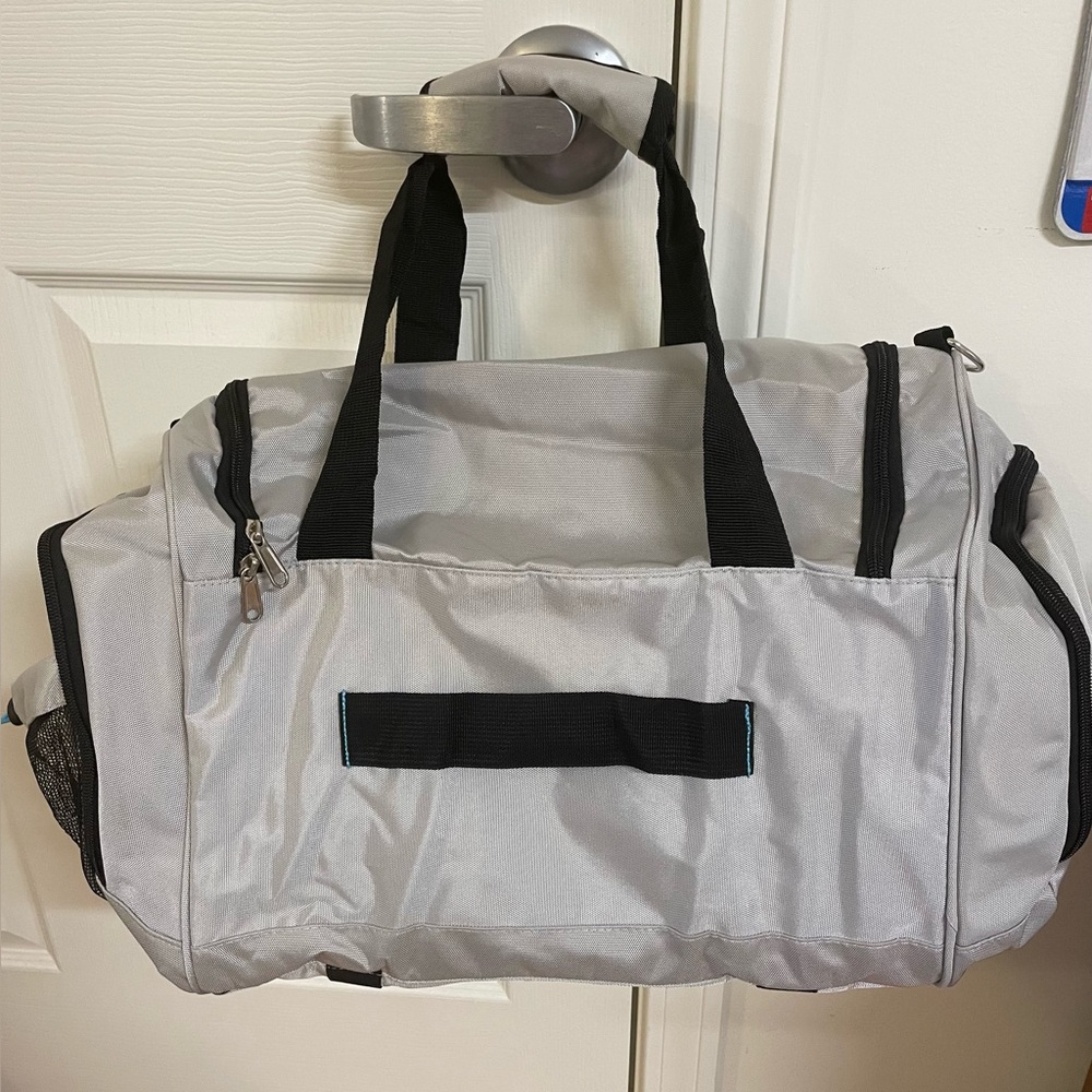 Stylish Gray Duffel Bag